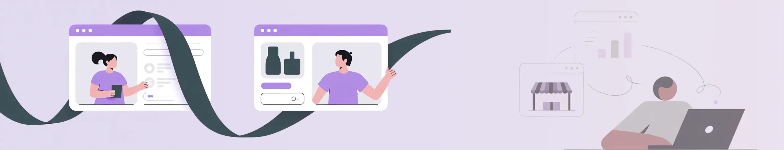 Purple background graphic