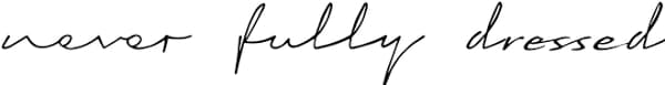 Logo of Never Fully Dressed