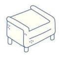 Footrest icon