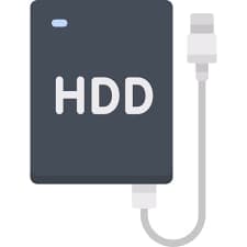 External Hard Drive logo