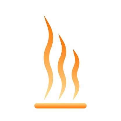 Heating logo