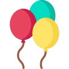 Icon of Balloons