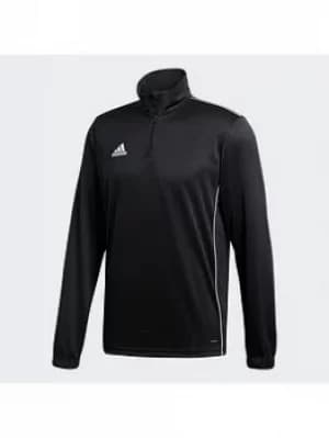 adidas Core 18 Training Top, Black/White, Size XL, Men