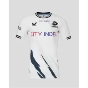 Castore Saracens Home Shirt 2023 2024 Adults - Black