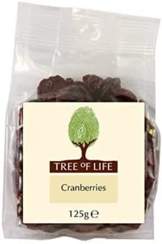 Tree of Life Cranberries - 125g x 6