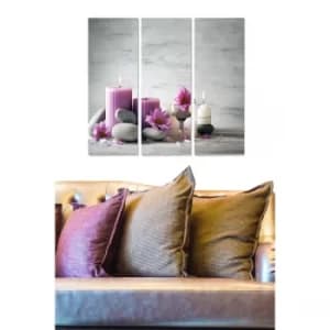 MDF282261644 Multicolor Decorative MDF Painting (3 Pieces)