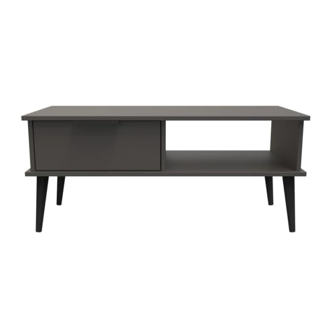 Fuji 1 Drawer Coffee Table In Graphite (Ready Assembled)