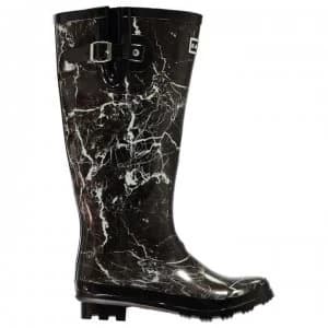 Kangol Festival Ladies Wellies - Black Print