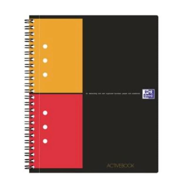 Oxford Oxford Notepad 100102880 Grey, Orange, Red A5+ Squared No. of sheets: 80 100102880