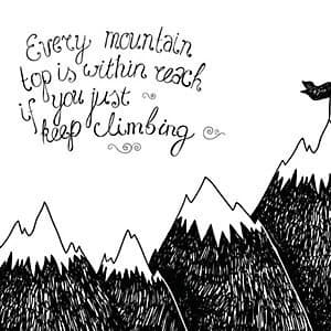 ohpopsi Keep Climbing Wall Mural Multi 14.4m L