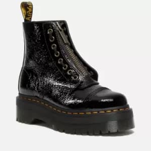 Dr. Martens Womens Sinclair Patent-Leather Boots - UK 6