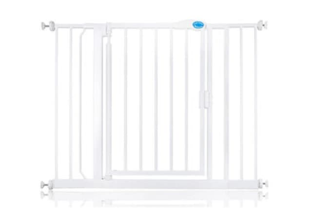 Bettacare Auto Close Pet Gate, 103.8Cm - 110.8Cm, White, Pressure Fit Stair Gate For Dog & Puppy