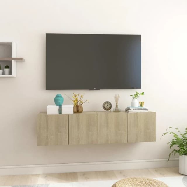 VIDAXL Hanging tv Cabinets 2 pcs Sonoma Oak 60x30x30cm Vidaxl 8720286587607