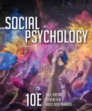 Social psychology by Saul M. Kassin