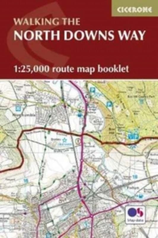 North Downs Way Map Booklet Paperback / softback