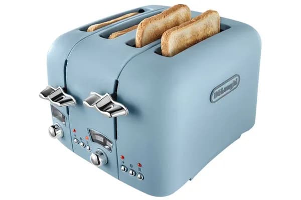 DeLonghi Argento Flora CT04.AZ 4 Slice Toaster