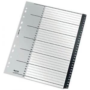 Leitz Dividers Recycle A4 Black Polypropylene 1 to 31