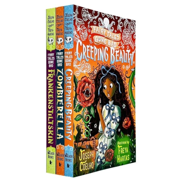 Fairy Tales Gone Bad Series Collection 3 Book Set Joseph Coelho Zombierella Creeping Beauty Frankenstiltskin Joseph Coelho Books