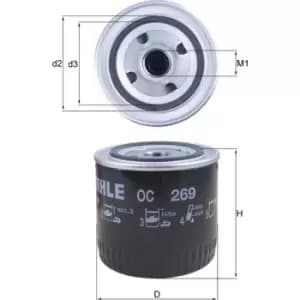 x1 Mahle Oil Filter OC269 79689886 OE 2654409 AAR5607 861476 8614760 Made in AT