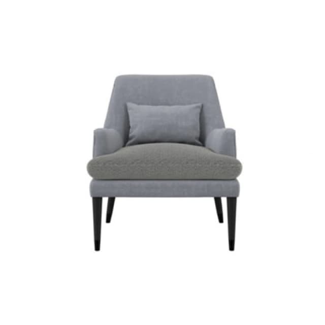 LPD Montana Soft Grey Fabric Accent Chair