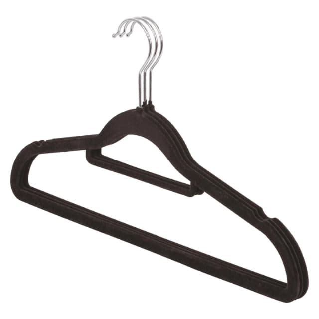 Ashley 3Pc Flocked Coat Hangers