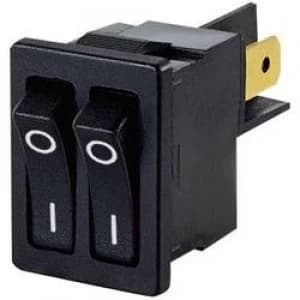 Toggle switch 250 V AC 10 A 2 x OffOn Arcolectric