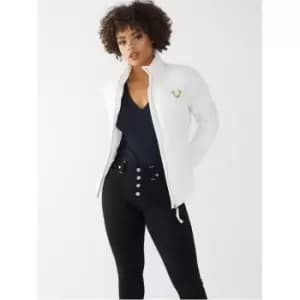 True Religion Slim Puffer Horseshoe Jacket - White