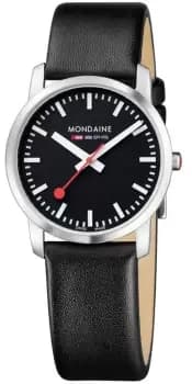 Mondaine Watch Simply Elegant - Black