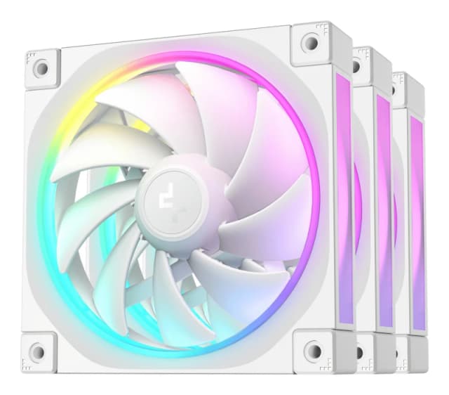 DeepCool DeepCool FL12 WH-3 in 1 Computer case Fan 12cm White 3 pc(s) R-FL12-WHAPN3-G