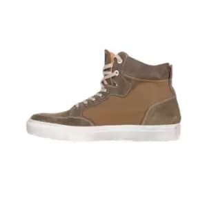 Helstons Maya Canvas Armalith Leather Khaki Khaki Shoes 36