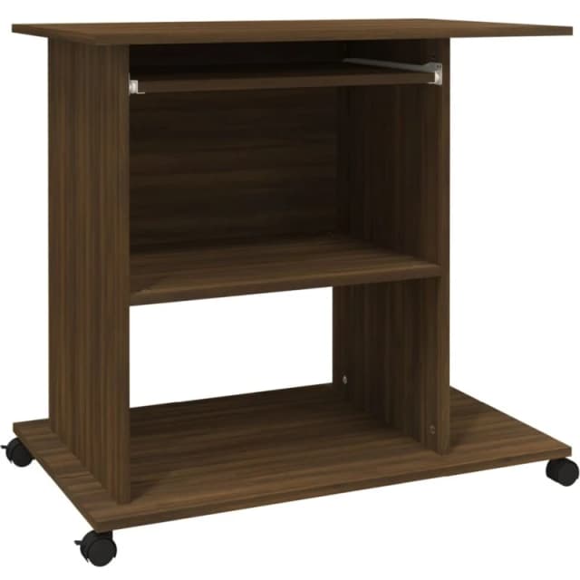 VIDAXL Vidaxl - Computer Desk Brown Oak 80x50x75cm Engineered Wood 8720286954591