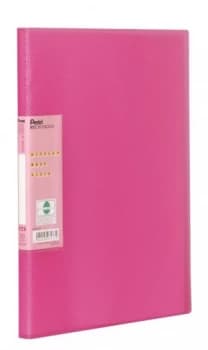Pentel Recycology Vivid A4 Display Book 30 Pockets Pink PK10