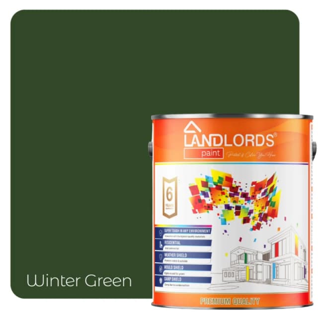 LANDLORDS PAINT One Coat Paint - 2.5L in Winter Green Winter Green Unisex 2.5L