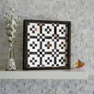 KZM607 Multicolor Decorative Framed MDF Painting