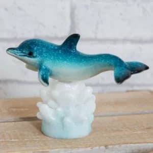 Naturecraft Light Up Dolphin on Coral Ornament