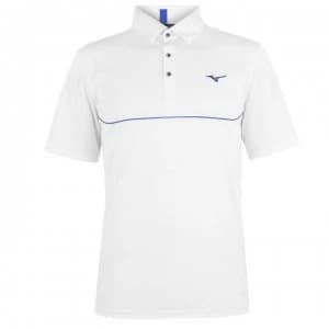 Mizuno Panel Polo Shirt Mens - White