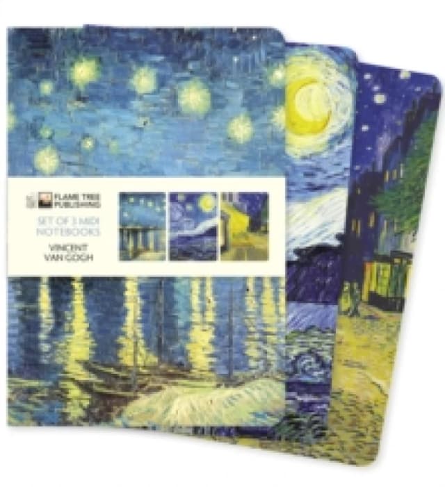 Vincent van Gogh Set of 3 Midi Notebooks Notebook / blank book