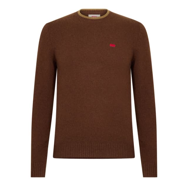 Levis Mens Crew Sweatshirt Fondue Fudge male XS