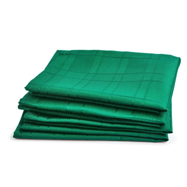 Emma Barclay Jacquard Napkins Soft Polyester Chequers Forest Green unisex ONE SIZE