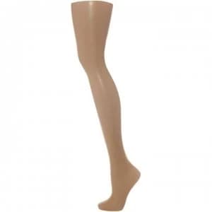 Pretty Polly 8 denier sandal toe tights - Gold