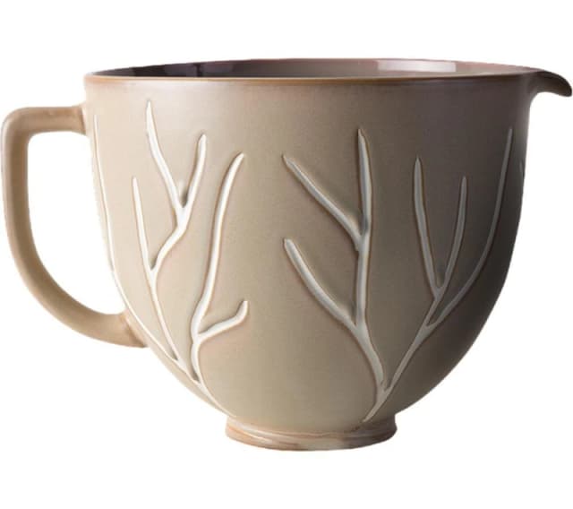 KitchenAid 5KSM2CB5BL 4.7-Litre Ceramic Mixing Bowl - Bare Trees, Brown 8003437646799