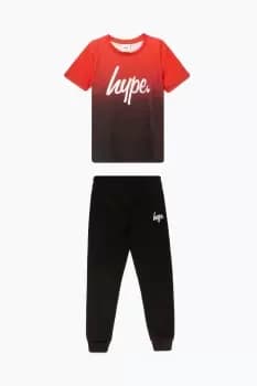 Fade Script T-Shirt And Joggers