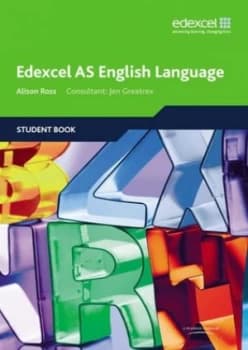 Edexcel As English Language. Students Book by Alison Ross Paperback