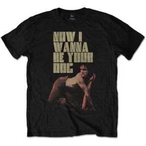Iggy & The Stooges - Wanna Be Your Dog Mens Small T-Shirt - Black