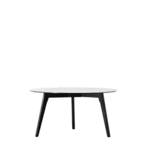 Crossland Grove Columbia Round Coffee Table Black 90 X 90 X 45Cm
