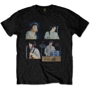The Beatles - Shea Stadium Shots Unisex Small T-Shirt - Black