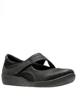 Clarks Sillian Bella Mary Jane Shoe - Black, Size 3, Women