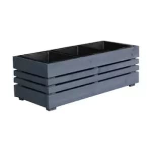 Cerland Geteborg Outdoor Rectangular Wooden Planter 91cm