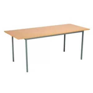 Eco 18 1800 X 750 4 Legged Rectangular Desk Beech-Black