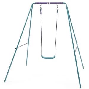 Plum 2-in-1 Metal Swing Set